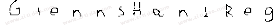GlennsHand Regular字体转换